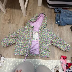 Cat & Jack Pink Floral Baby Jacket